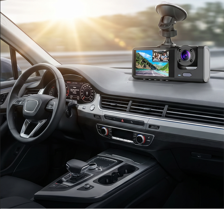 Cámara para auto adelante e interior