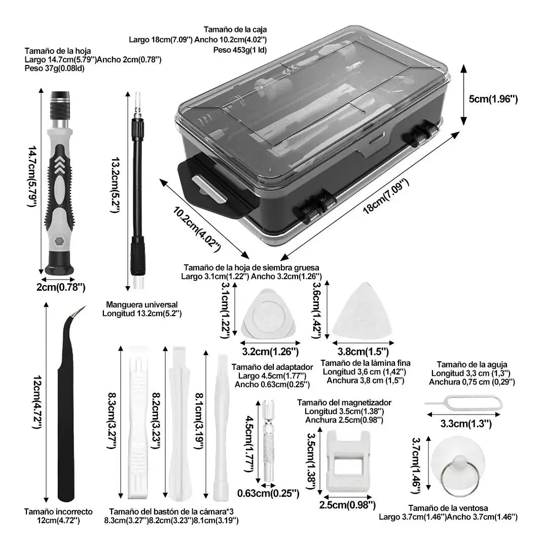 Caja de Herramientas 115 en 1 - Smartix