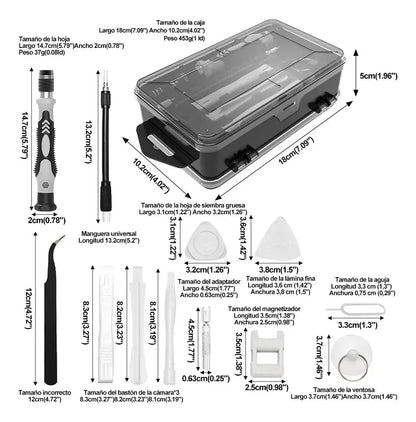 Caja de Herramientas 115 en 1 - Smartix