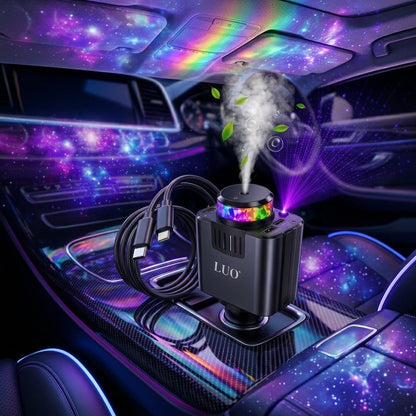 ⚡ Cargador para Vehículo LUO 5 en 1 🚗✨ - Smartix