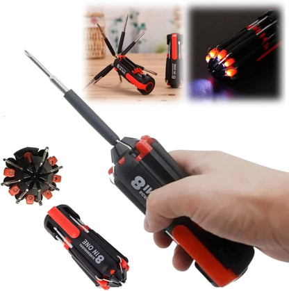 Linterna Con Destornillador 8 En 1 - Smartix