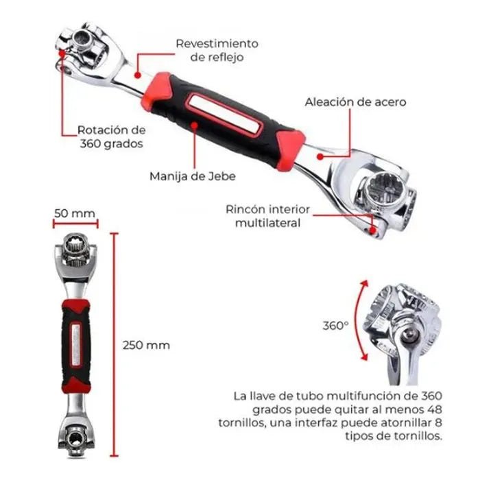 LLAVE 48 en 1 MULTIFUNCIONAL - Smartix